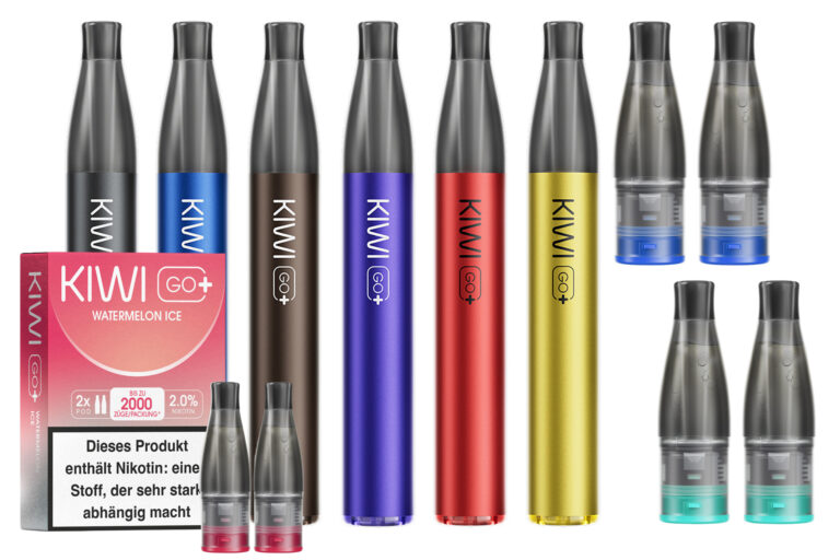 Das Pod-System KIWI Go+ startet in Deutschland.