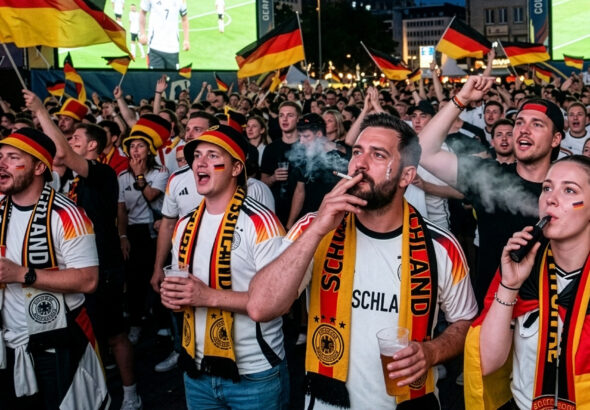 Die WM bietet dem Tabakwaren-Einzelhandel Chancen auf Zusatzgeschäfte über das Kerngeschäft hinaus. Voraussetzung sind ausreichende Warenbestände und eine klare, verkaufsorientierte Präsentation. Wer die Stimmung der Kunden aufgreift, nutzt das Turnier gezielt für mehr Umsatz. (Foto: KI-generiert mit Nano Banana)