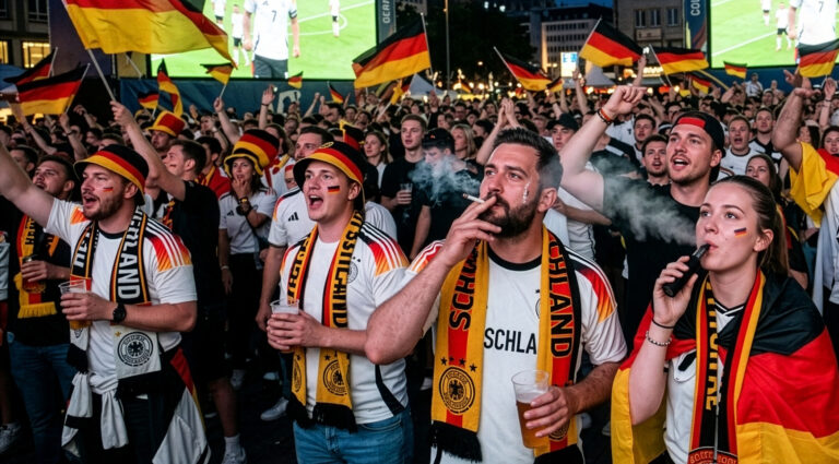 Die WM bietet dem Tabakwaren-Einzelhandel Chancen auf Zusatzgeschäfte über das Kerngeschäft hinaus. Voraussetzung sind ausreichende Warenbestände und eine klare, verkaufsorientierte Präsentation. Wer die Stimmung der Kunden aufgreift, nutzt das Turnier gezielt für mehr Umsatz. (Foto: KI-generiert mit Nano Banana)